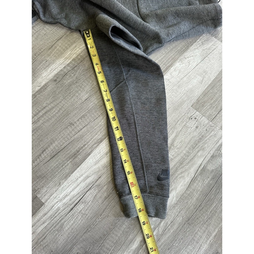 Nike Tech Fleece Funnel Neck Pullover Sweatshirt Gray Men's Medium Side Zip - Picture 11 of 15